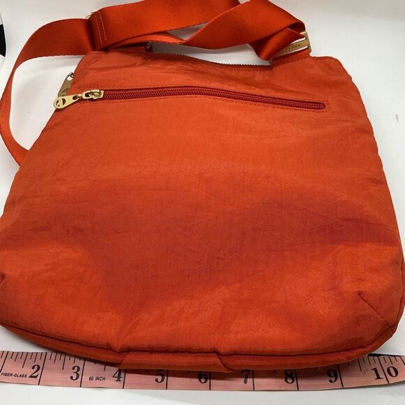 Baggalini Hanover Stylish Orange Crossbody Bag - Picture 5 of 12